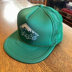 Men's Vintage Idaho Green Snapback Mesh Back Trucker Hat Cap by KC Brand*